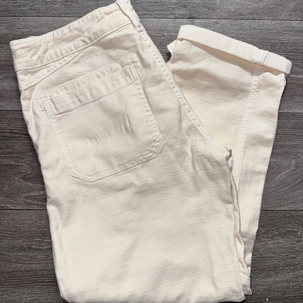 Altar'd State Women's Off-White Straight Leg Jeans